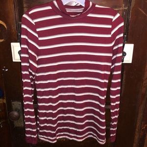 Long sleeve striped top